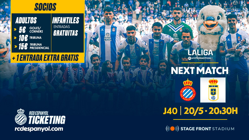 Promoción de entradas: Espanyol - Oviedo