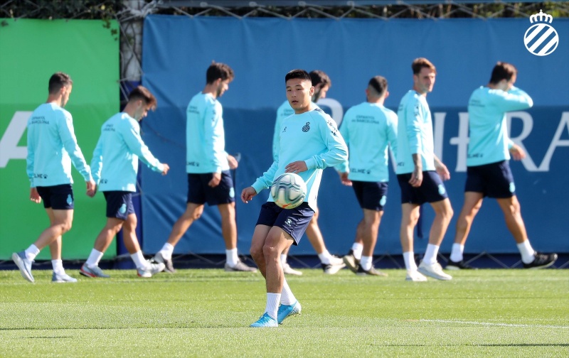 Último entrenamiento antes del Wanda