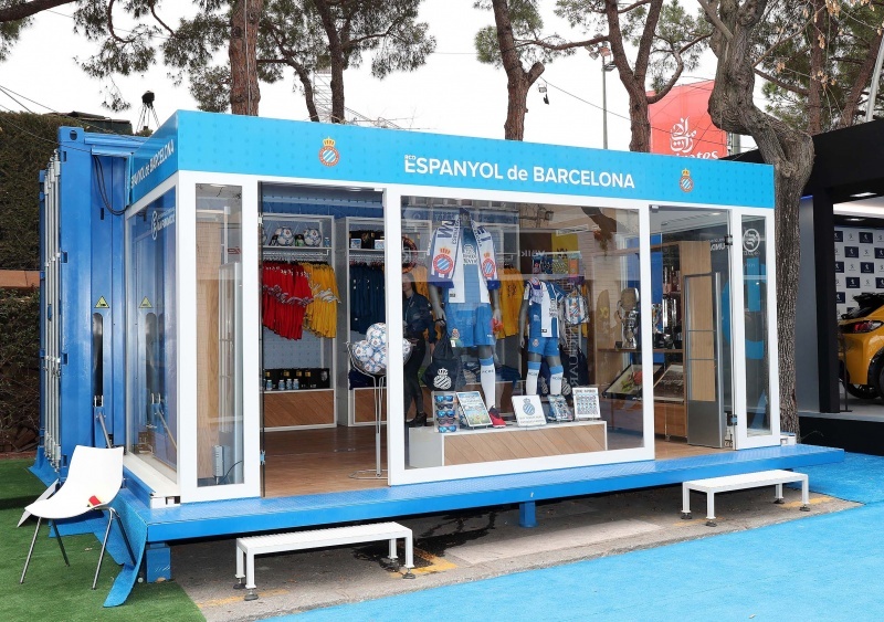 El RCD Espanyol de Barcelona, a L'Illa Diagonal