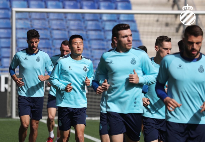 Entrenamiento en la Ciudad Deportiva