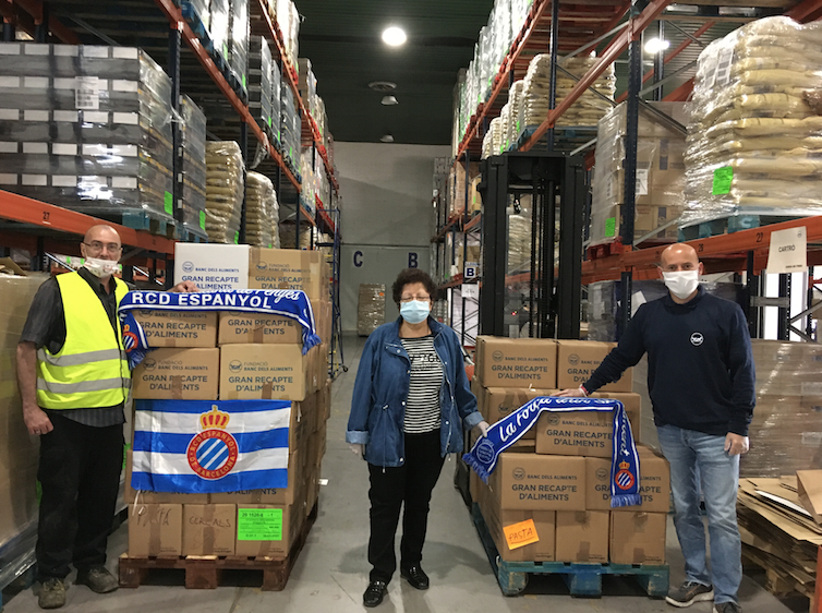La FCPE, amb el Banc d'Aliments
