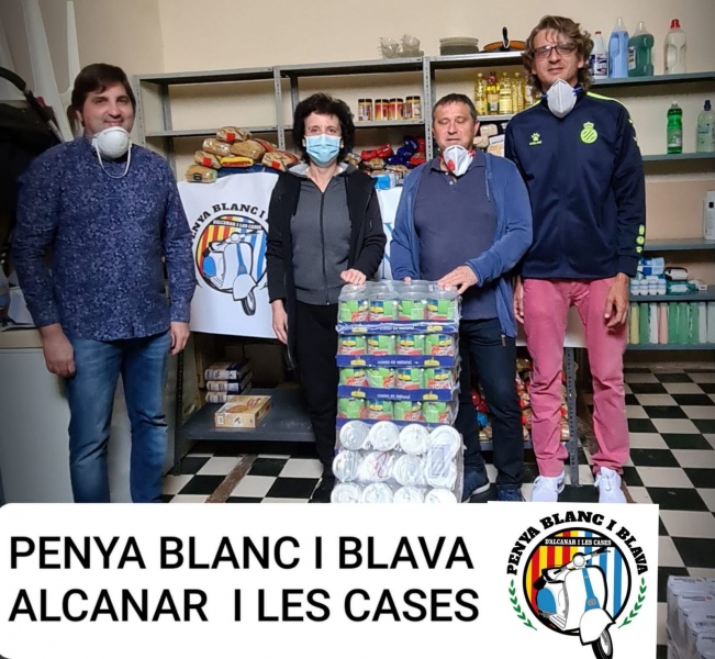 La PBB d'Alcanar i Les Cases, solidària