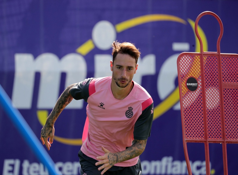 Entrenamiento en la CE Dani Jarque