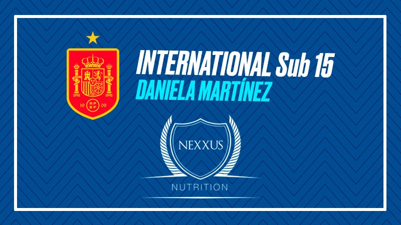 Daniela Martínez, amb la Sub-15