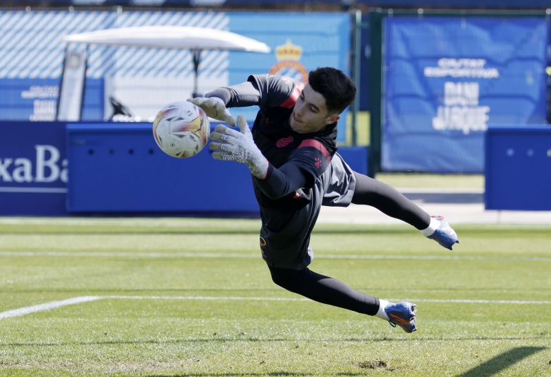 Entrenamiento en el RCDE Stadium
