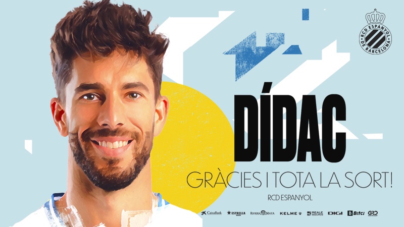 Dídac Vilà finalitza la seva etapa al RCD Espanyol