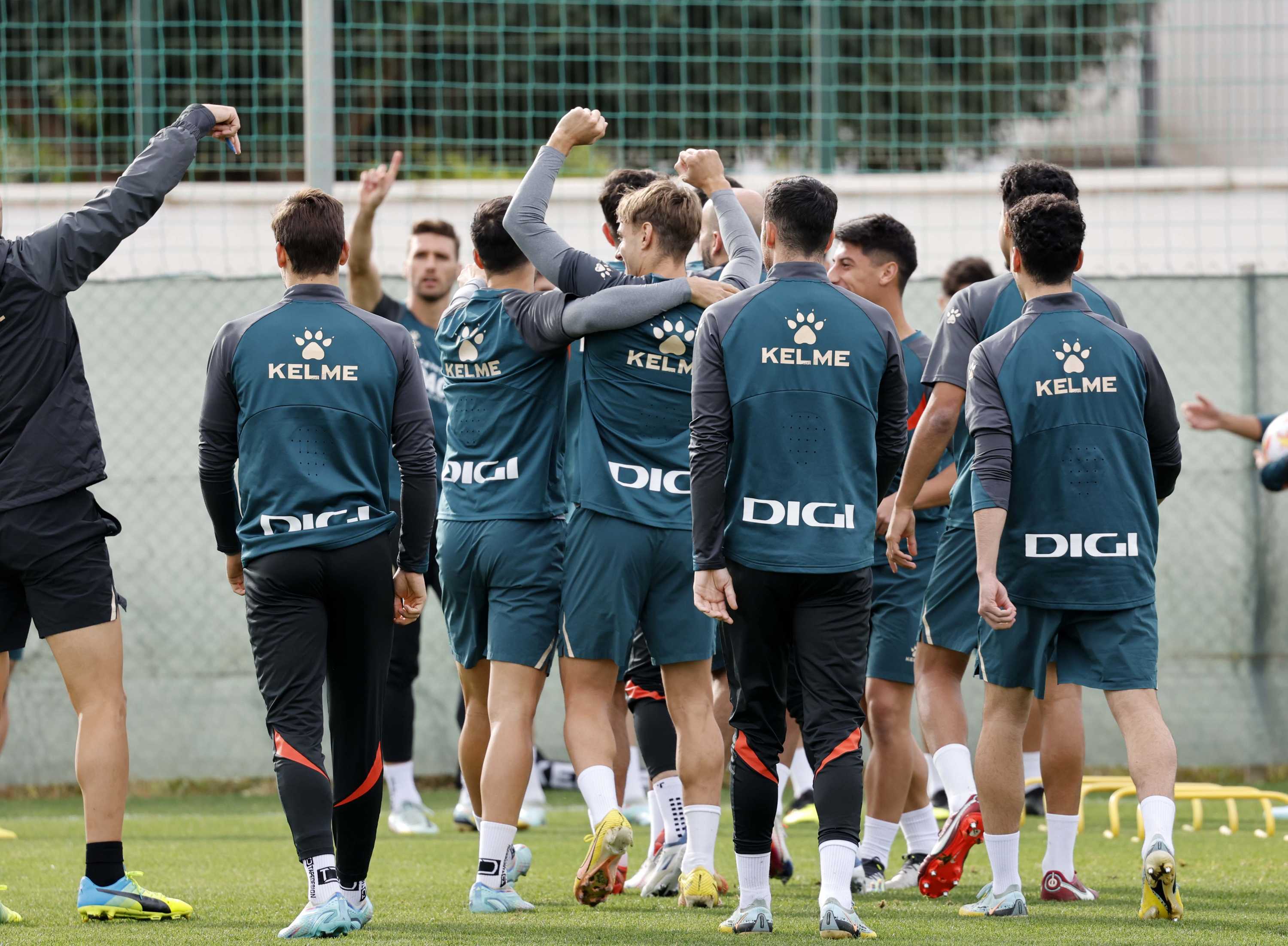 Último entrenamiento y partido
