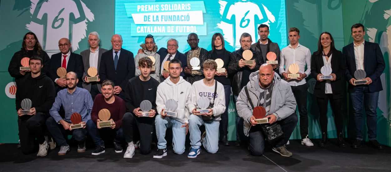Pixu, premiada en los VI Premios Solidarios de la Fundació Catalana de Futbol