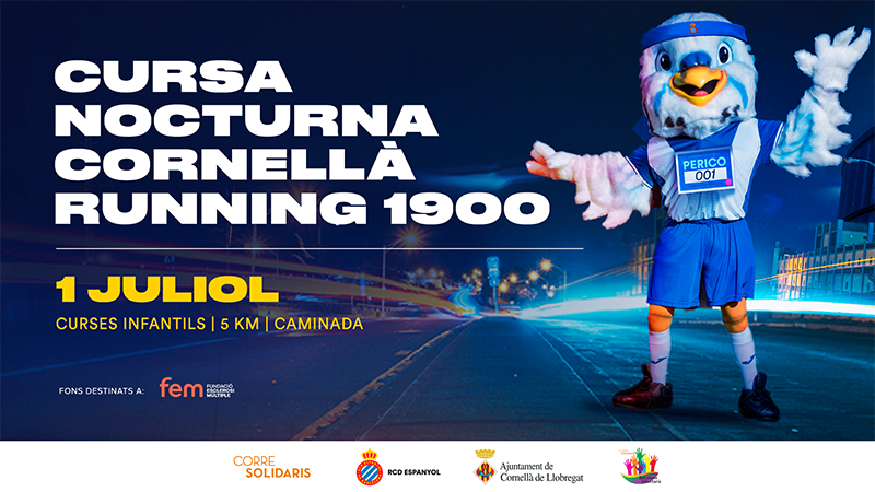 ¡Vuelve la Cursa Nocturna Solidaria Cornellà Running 1900!