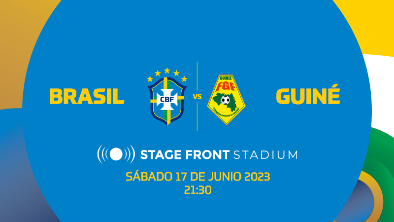 Brasil jugará en el Stage Front Stadium