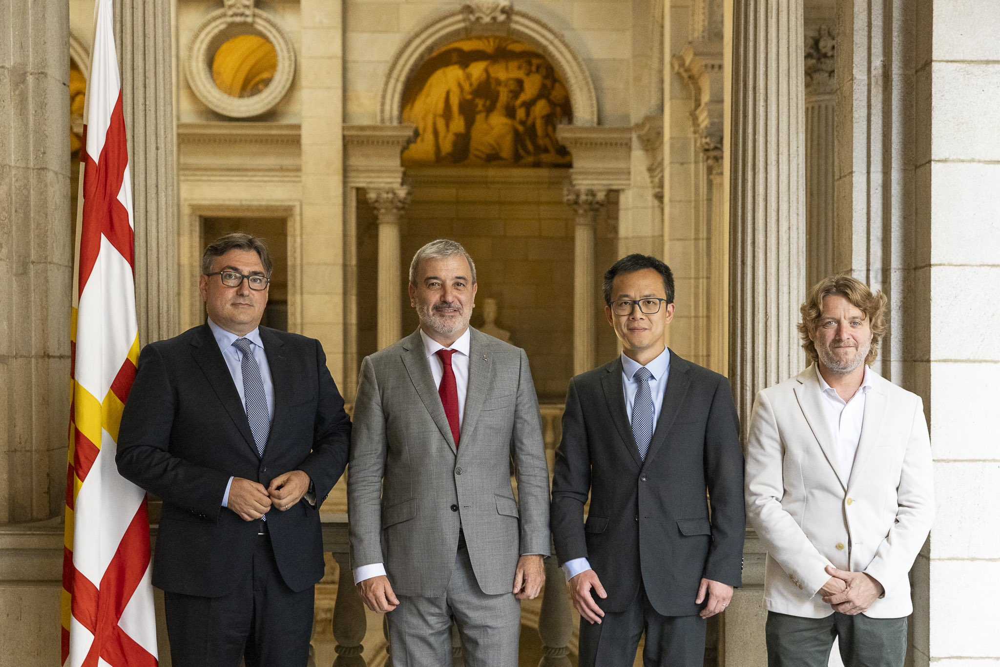 Visita institucional a l'Ajuntament de Barcelona