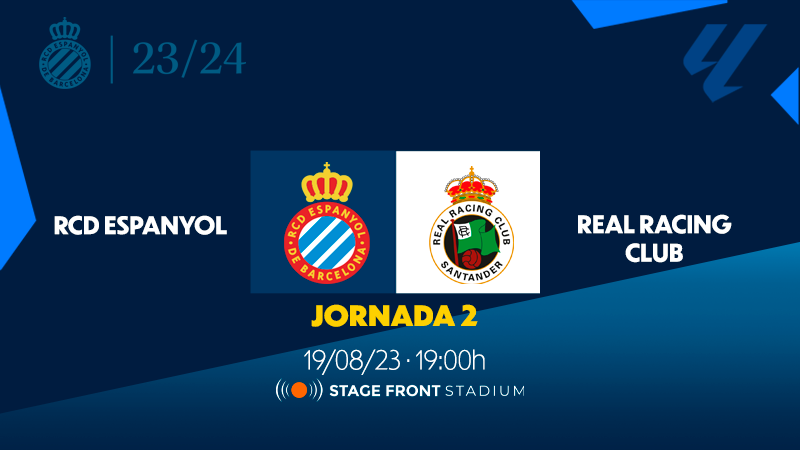 Información para el Espanyol-R.Racing Club: partido a puerta cerrada