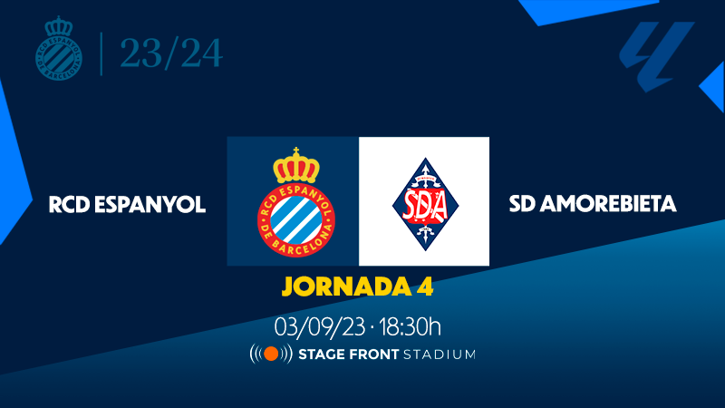 Matchday Information: RCD Espanyol vs. SD Amorebieta