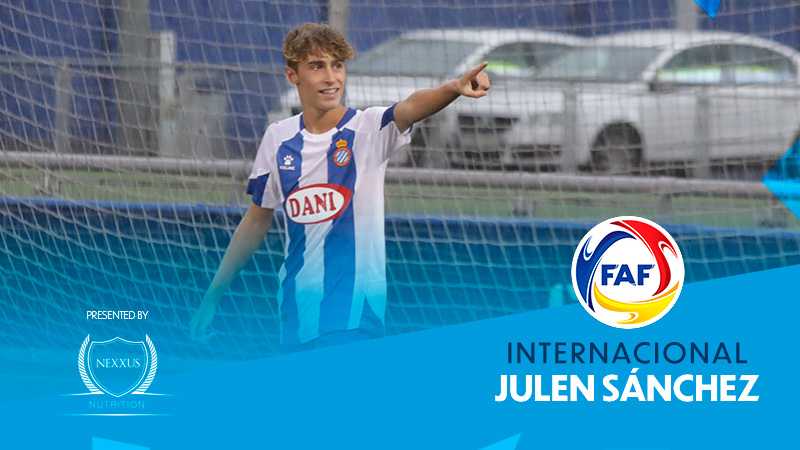 Julen Sánchez, convocado con la Sub-15 de Andorra