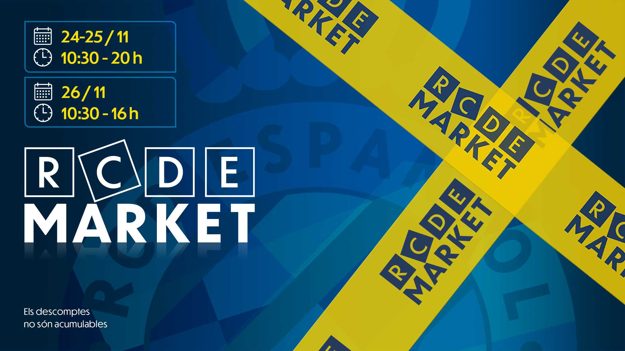 Arriba el Black Friday, arriba l’RCDE Market