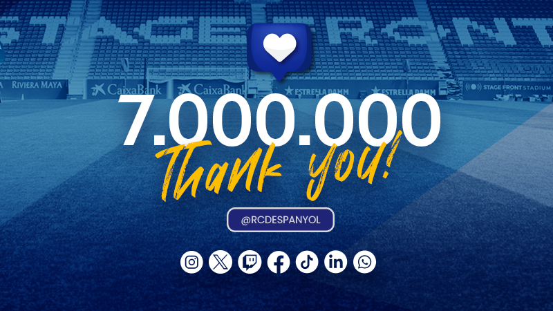 RCD Espanyol enters top 50 European football clubs with most followers