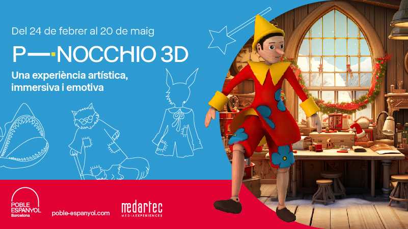 Pinocchio 3D, en el Poble Espanyol