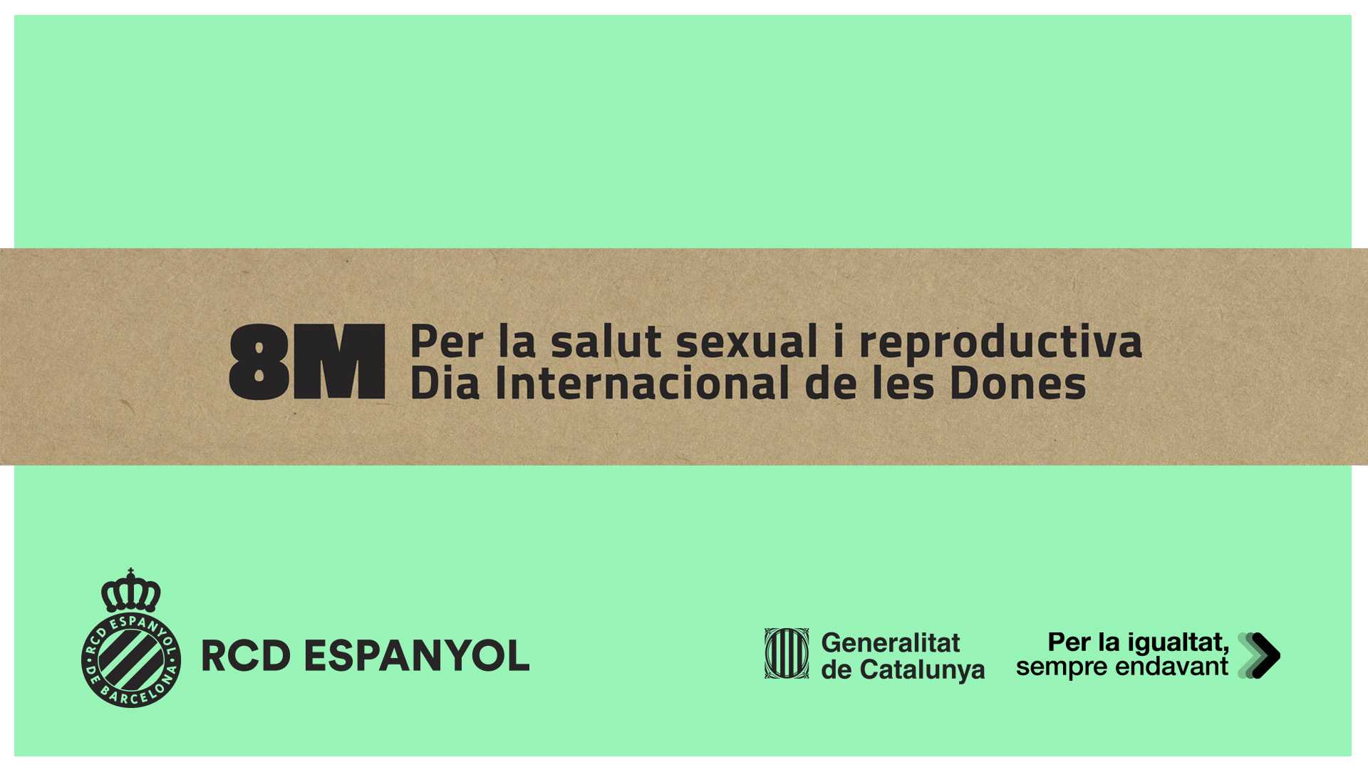 El RCD Espanyol se suma al Dia Internacional de les Dones