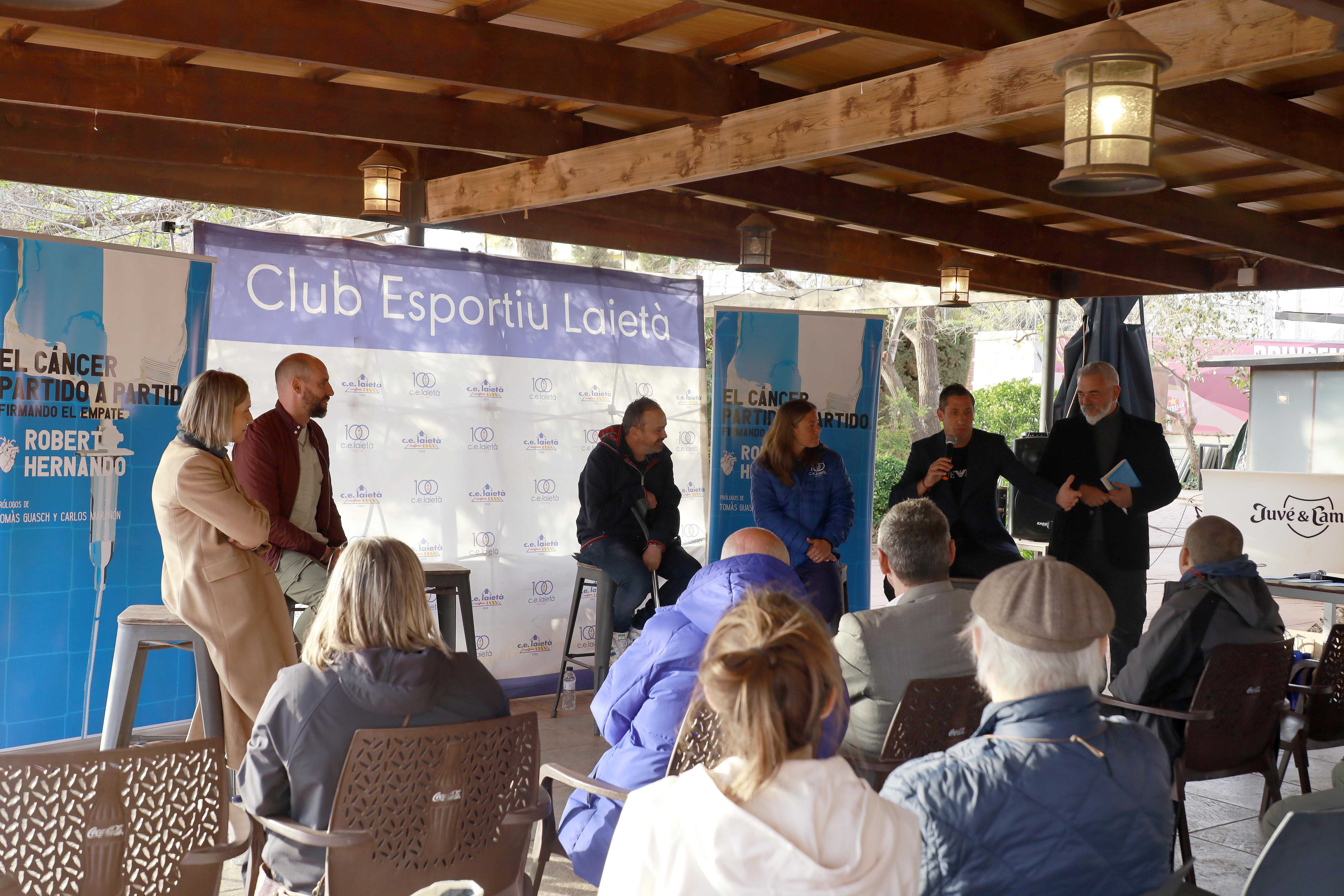 Capdevila, en la presentación del libro ‘El cáncer partido a partido’