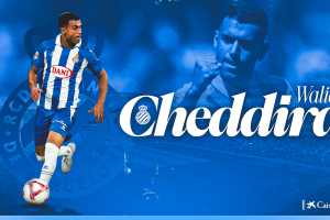 Cheddira, neuer weiß-blauer Spieler