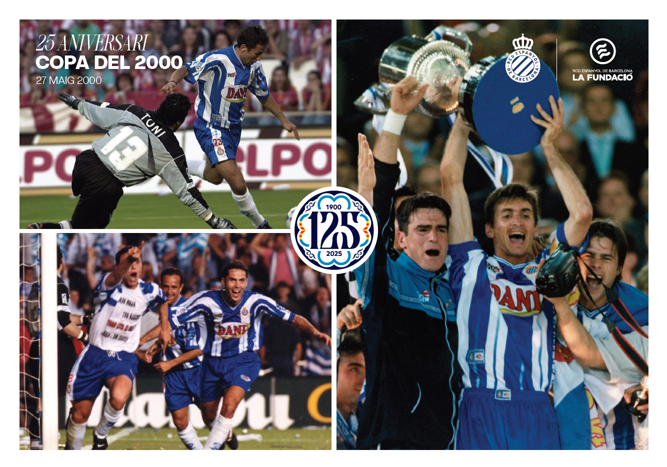 Celebra els 25 anys de la Copa del 2000 amb el Tour RCDE