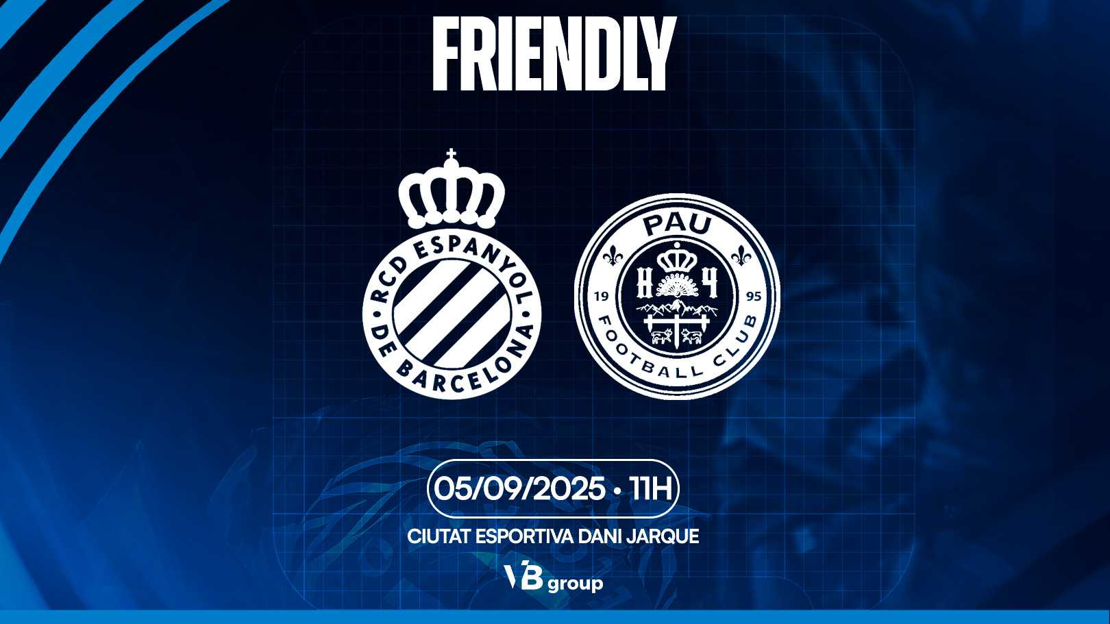 El RCD Espanyol jugará un amistoso contra el Pau FC en la Ciutat Esportiva Dani Jarque