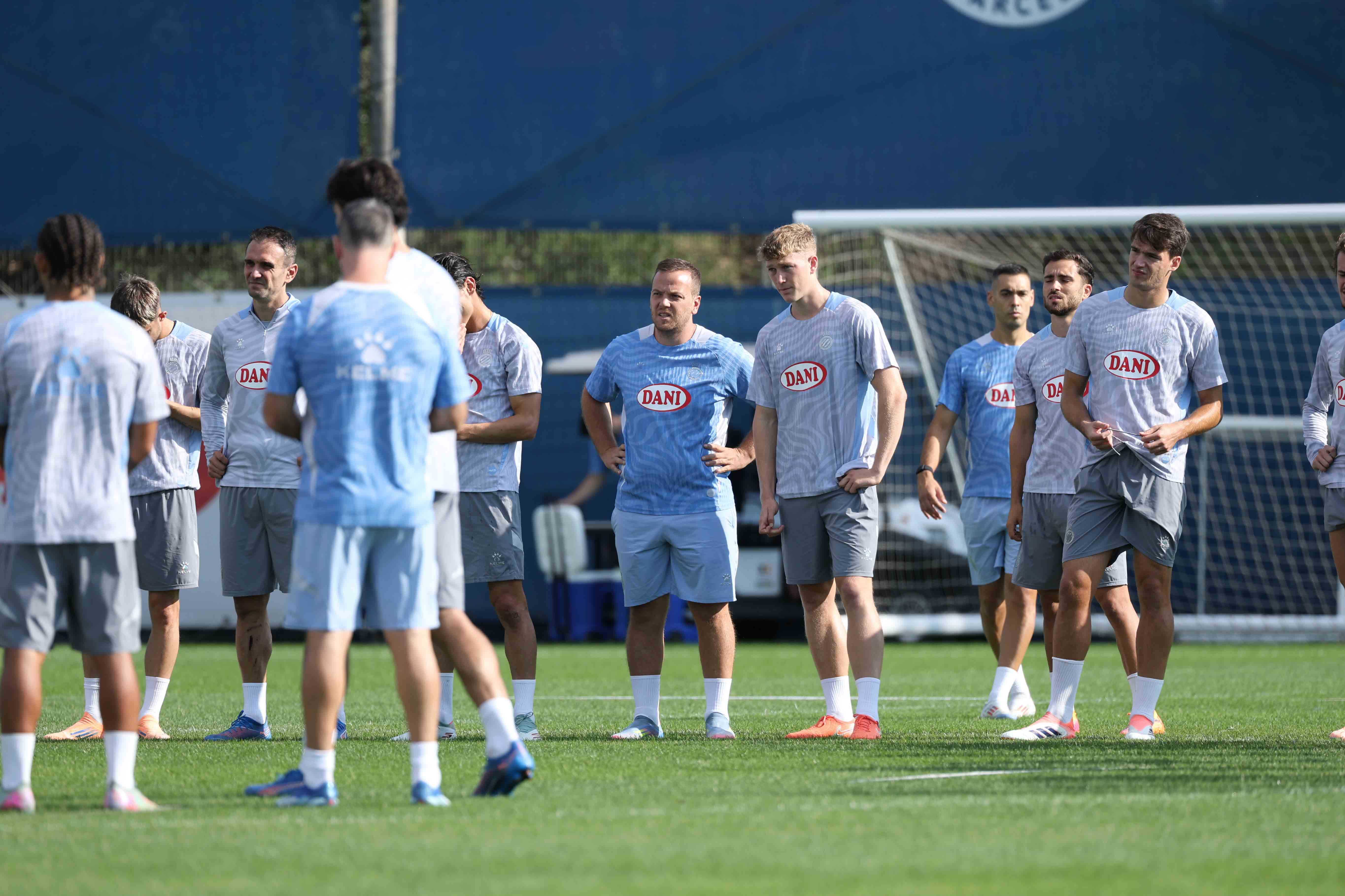 Entrenament a la CE Dani Jarque