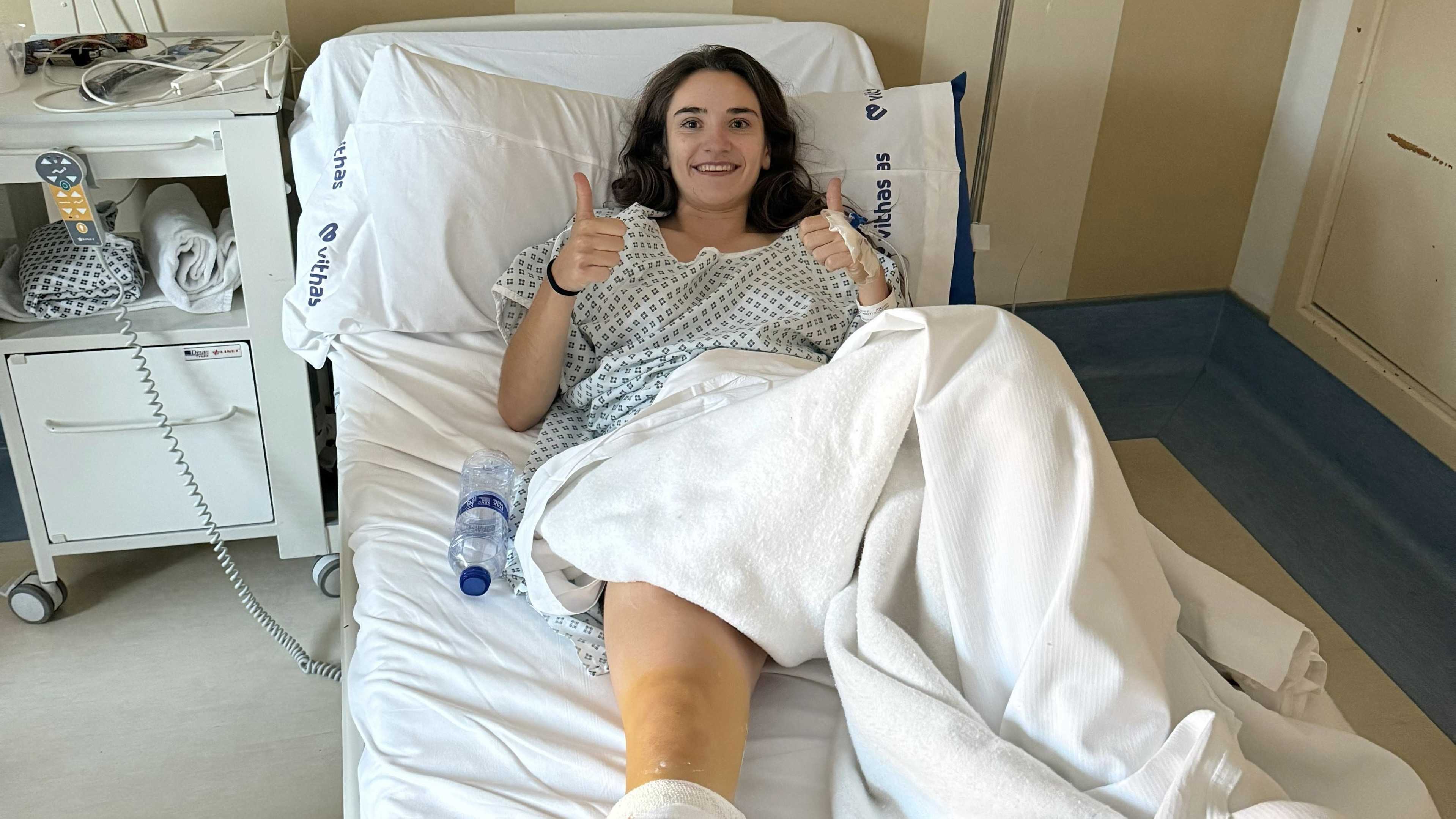 Amaia Martínez, operada amb èxit