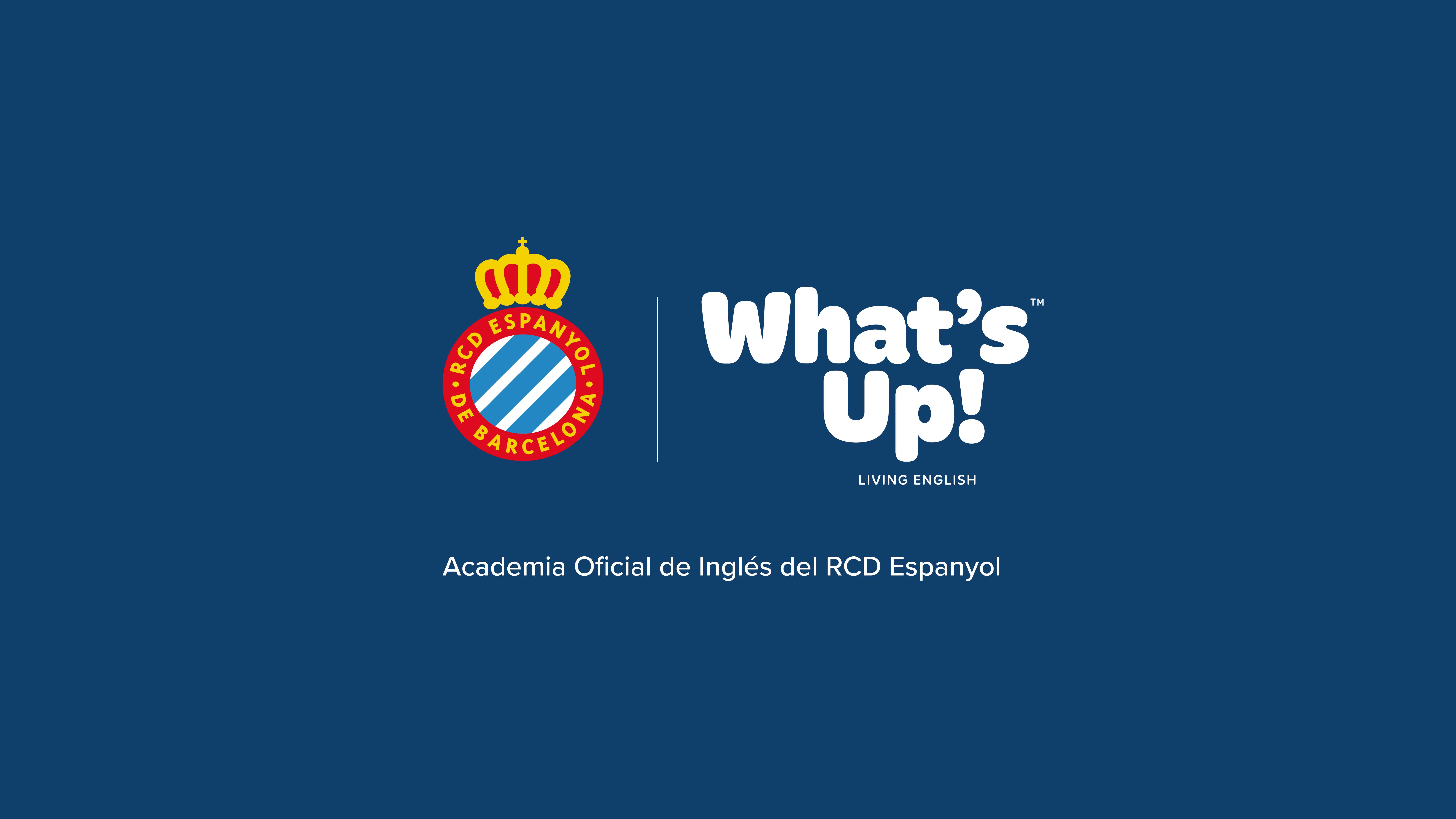 What’s Up!, nueva academia oficial de inglés del RCD Espanyol