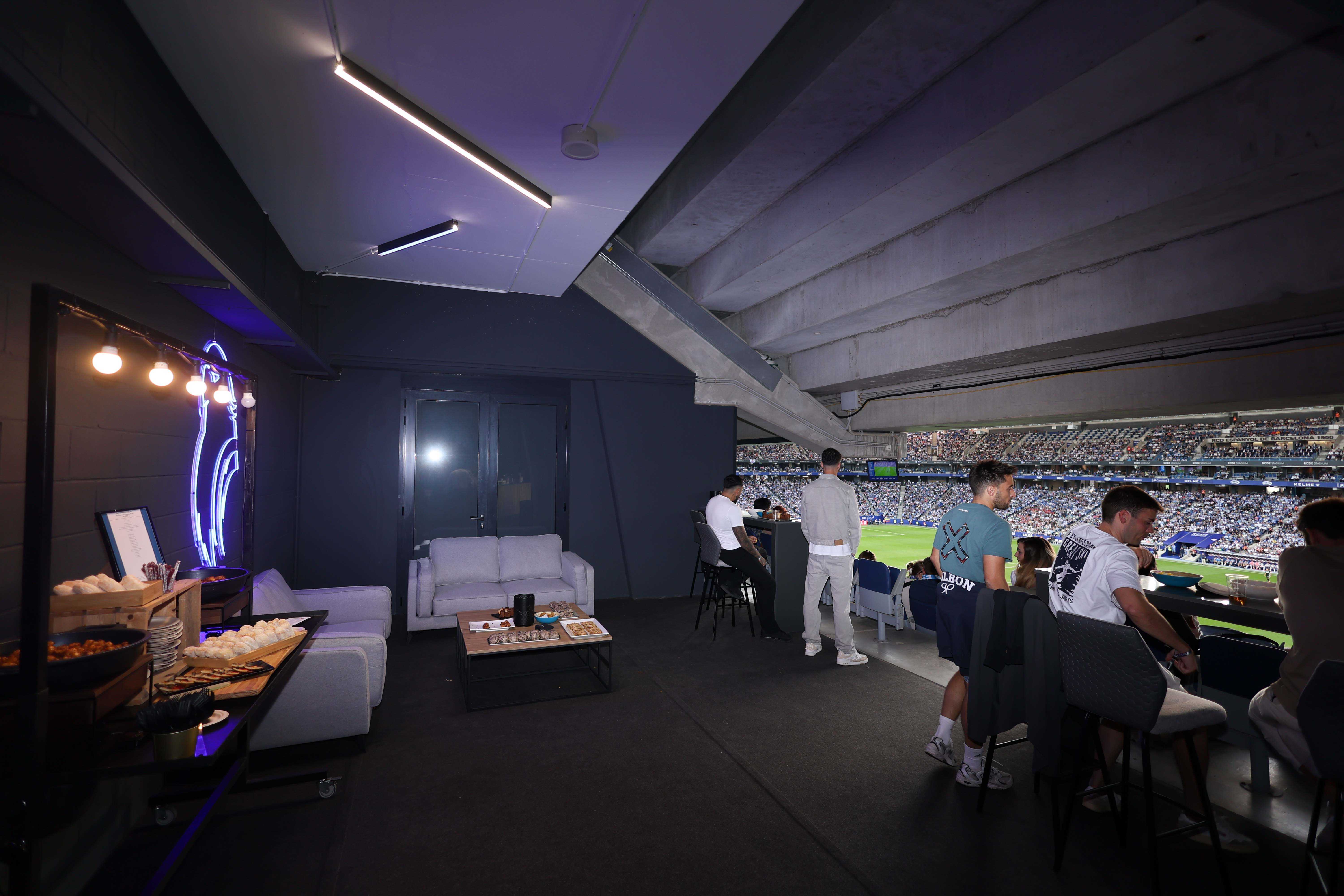 El RCDE Stadium presenta su nuevo espacio Corporate Chill-out