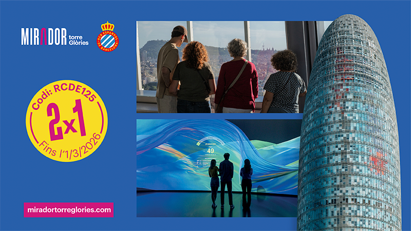 ¡Celebra el 125 aniversario del Espanyol con las mejores vistas 360º de Barcelona!