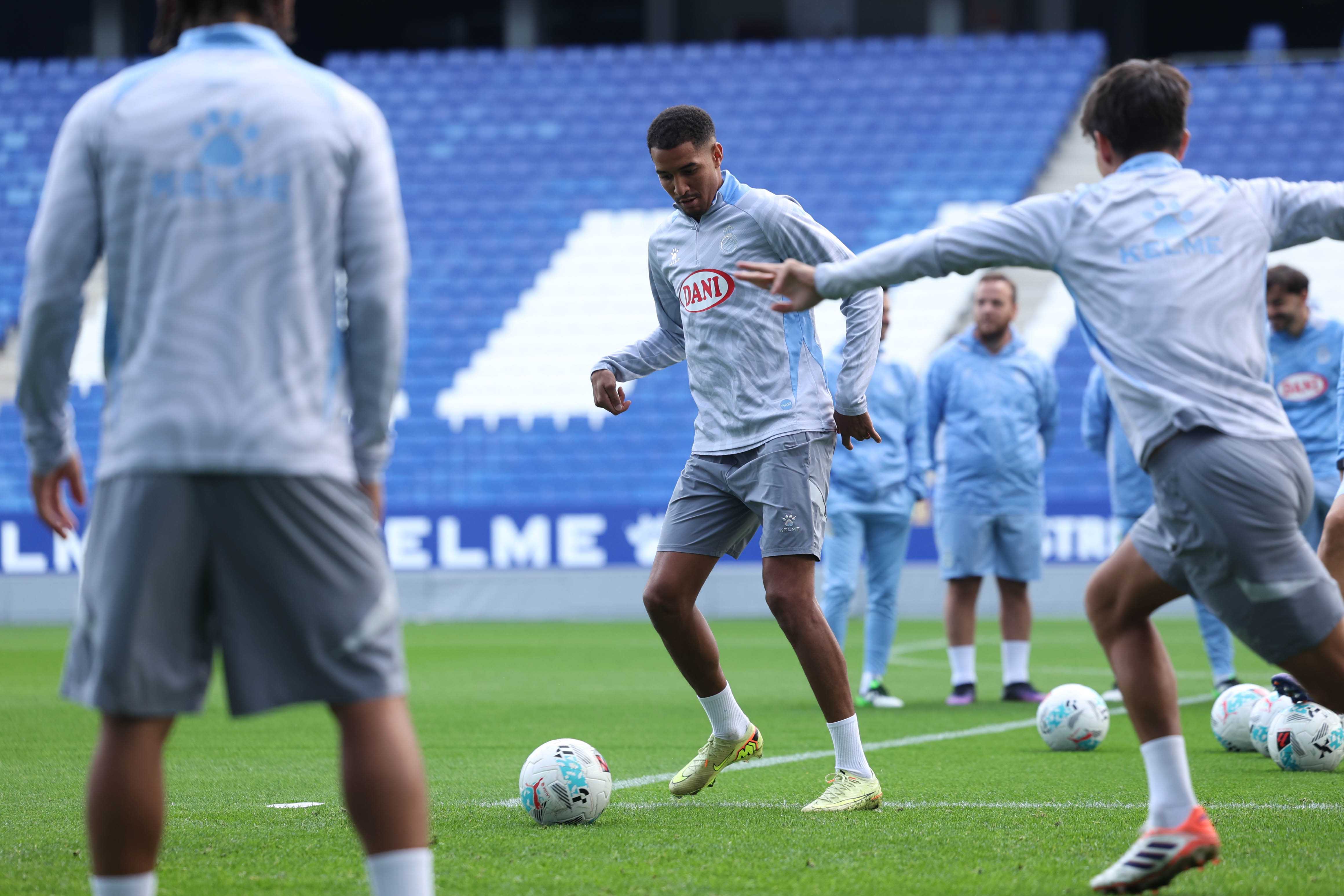 Entrenament a la CE Dani Jarque