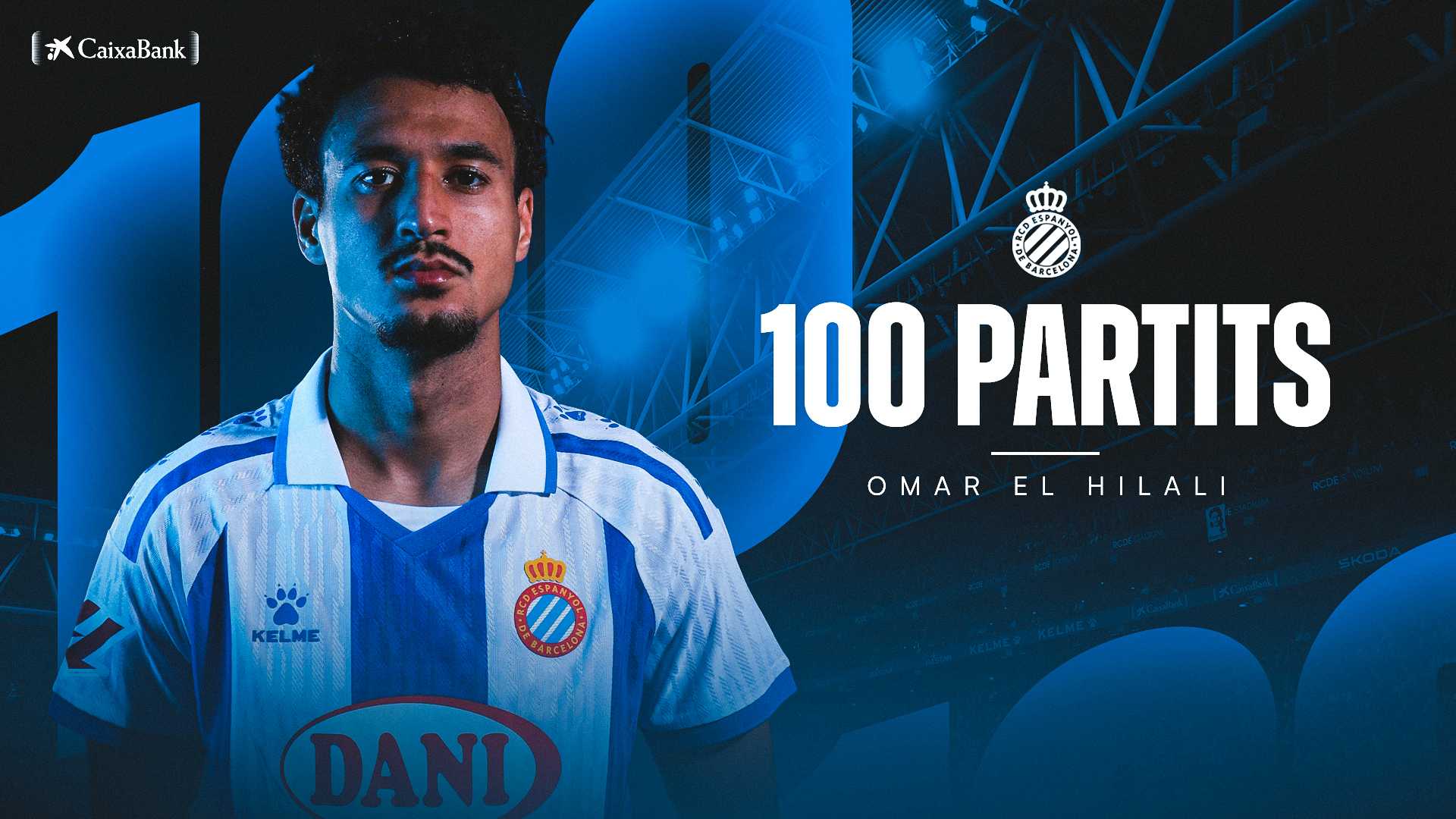 El Hilali joins RCD Espanyol 100 club