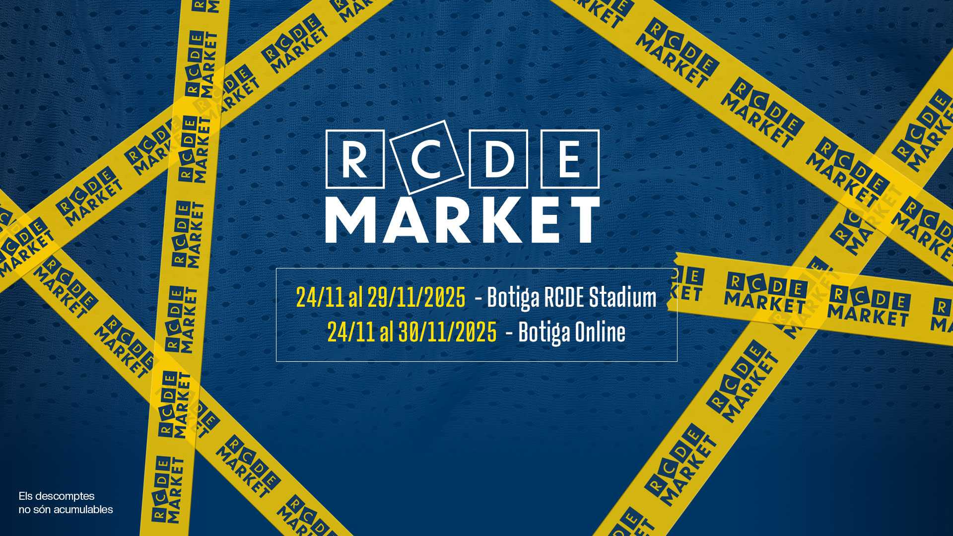 Torna l’RCDE MARKET!