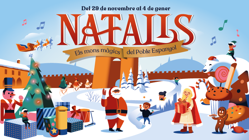 Celebra la Navidad en el Poble Espanyol