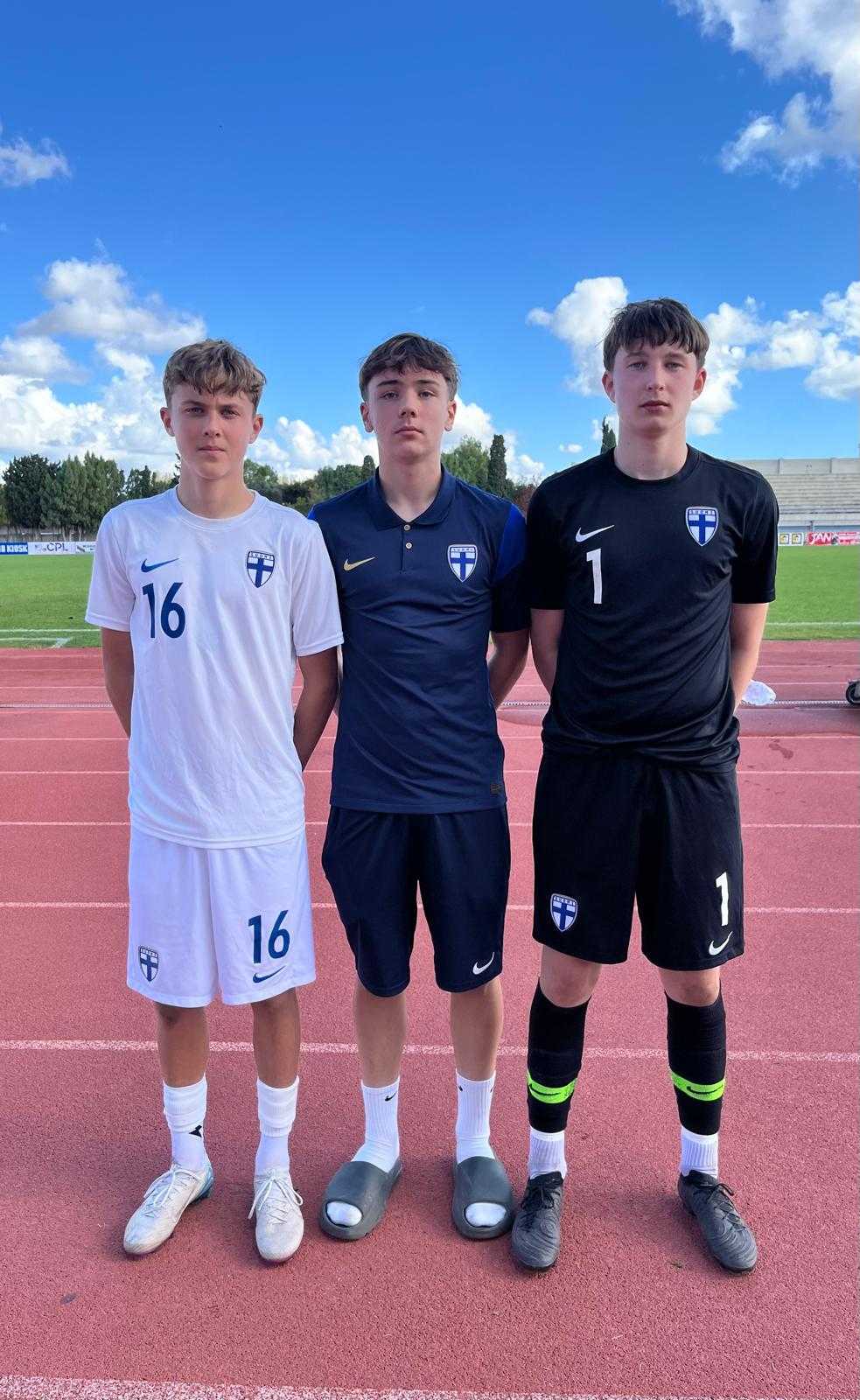 Tres jugadores de la Academia del RCD Espanyol en Helsinki, convocados por la selección de Finlandia