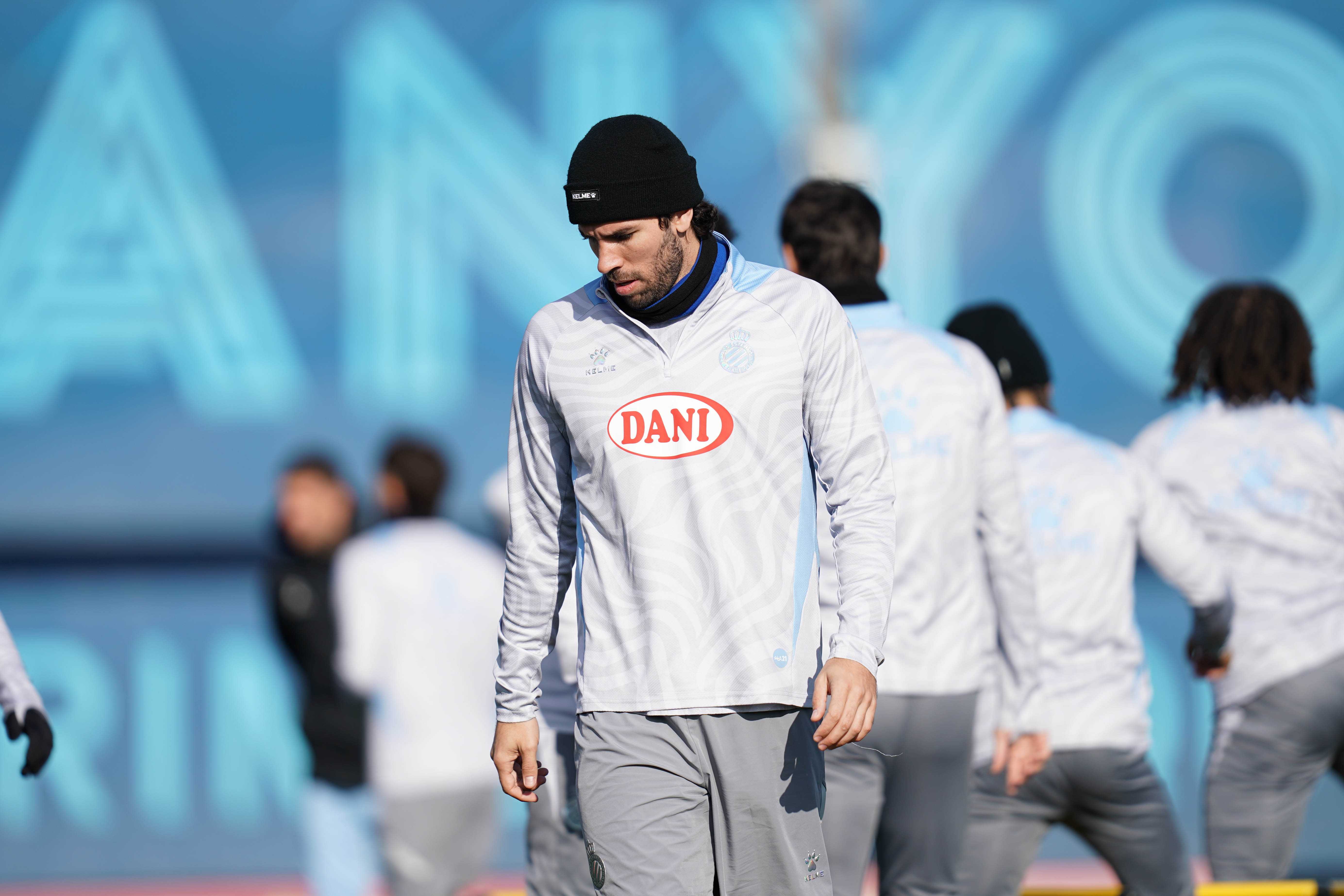 Entrenamiento en el RCDE Stadium