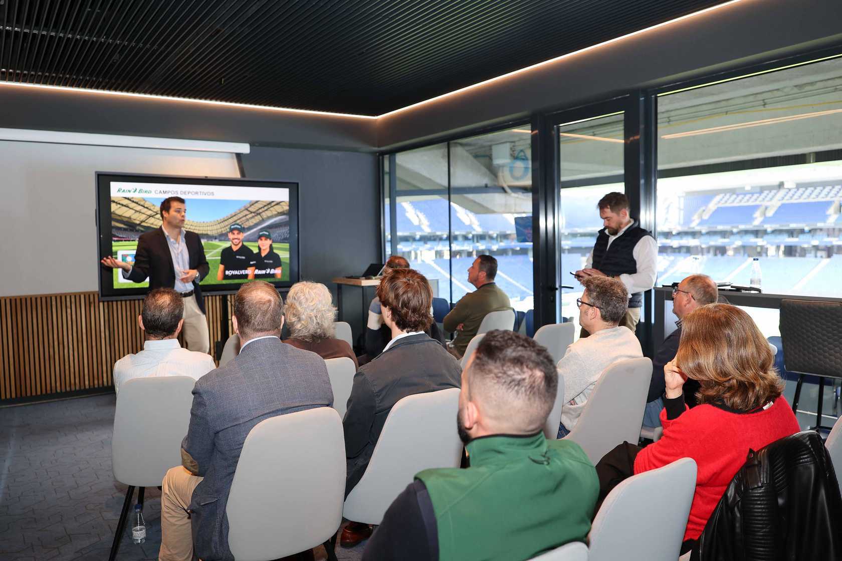 Rain Bird, Rimopemar y Riego Turf celebran su reunión anual en el RCDE Stadium