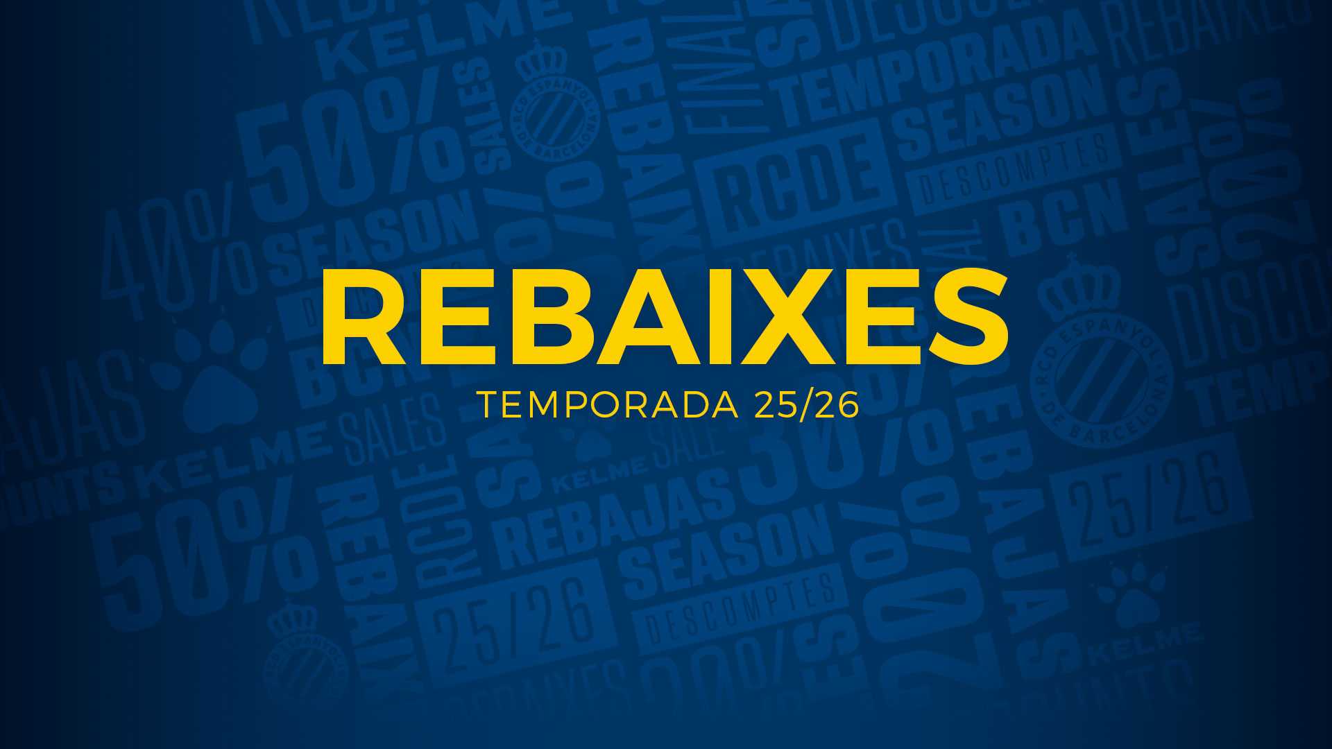 Descuentos en la RCDE Store de hasta el 50%