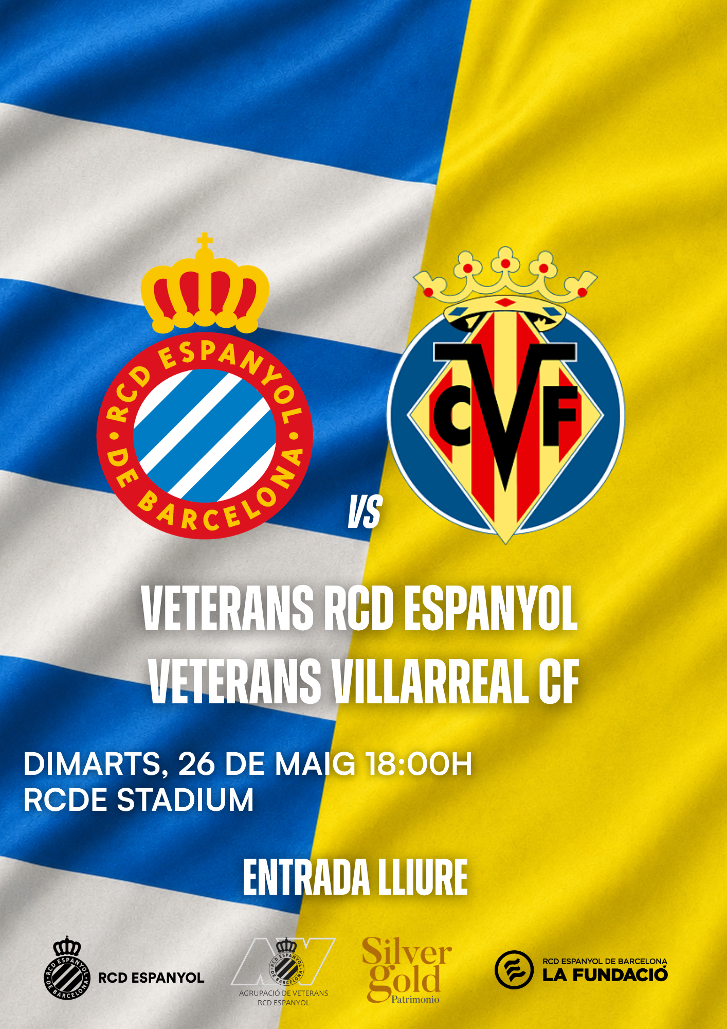 Los veteranos regresan al RCDE Stadium