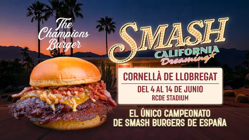 The Champions Burger arriba a l’RCDE Stadium amb les seves smash burgers més virals