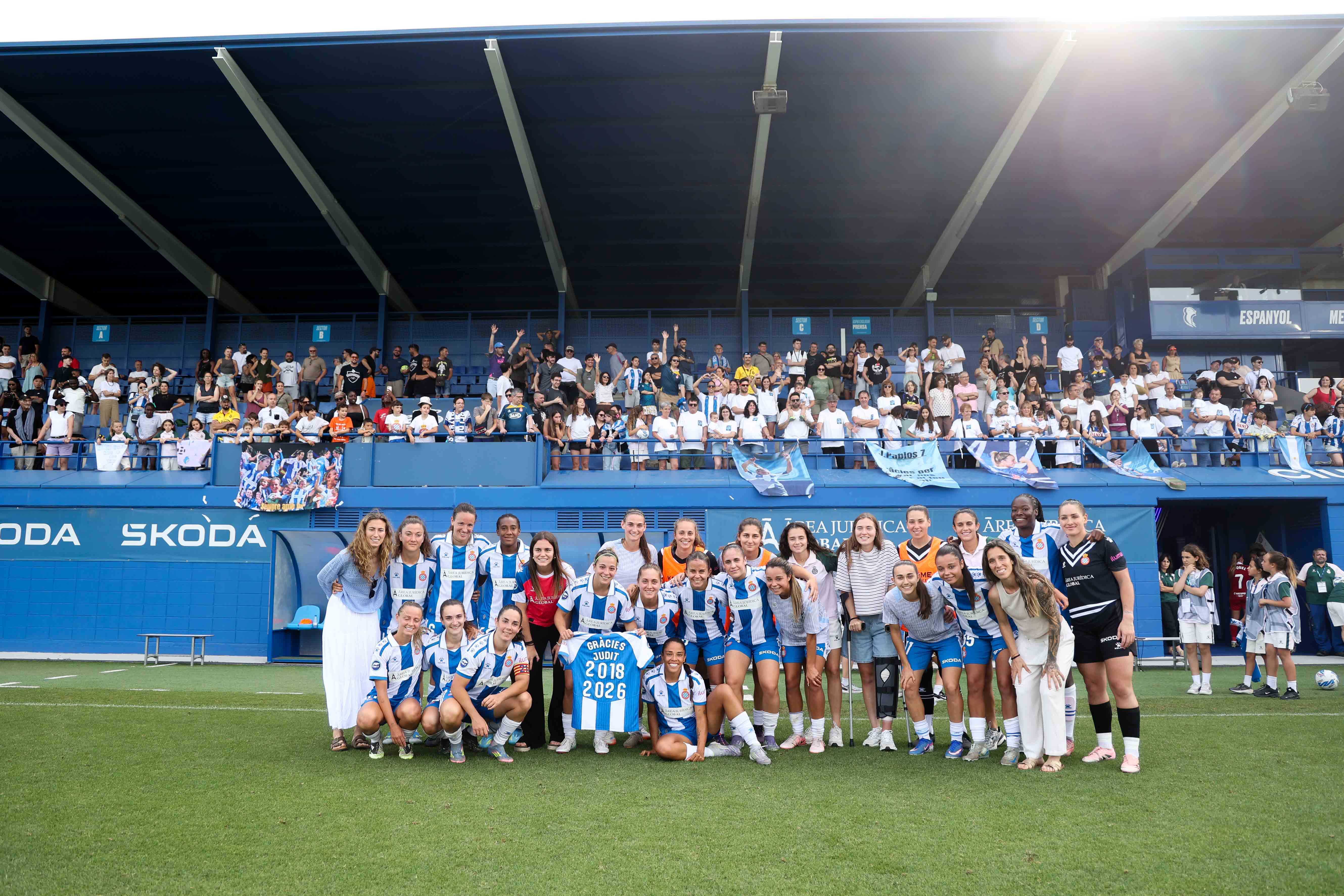 Judit Pablos s'acomiada amb un merescut homenatge a la CE Dani Jarque