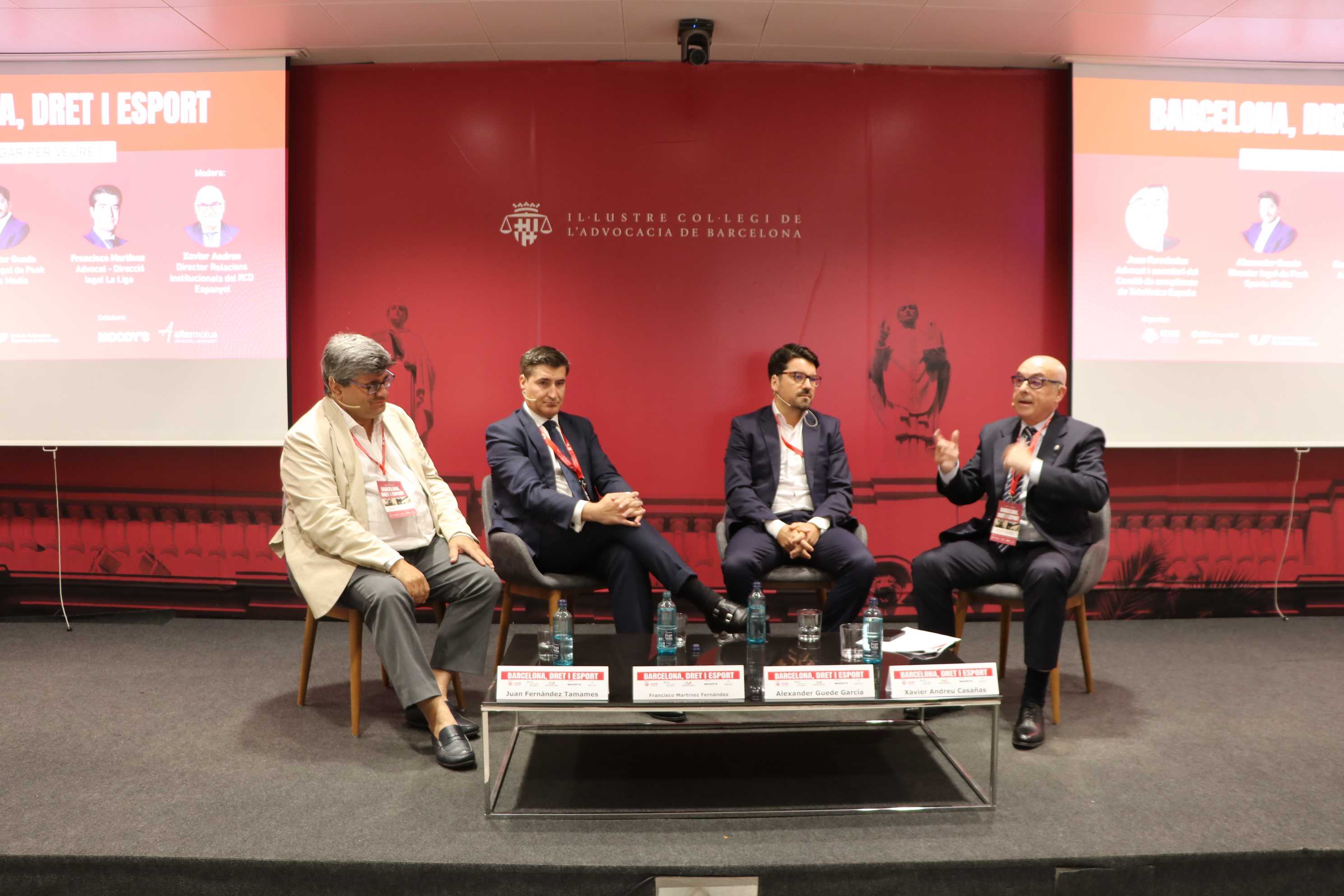El RCD Espanyol participa en la jornada “Barcelona, Dret i Esport”