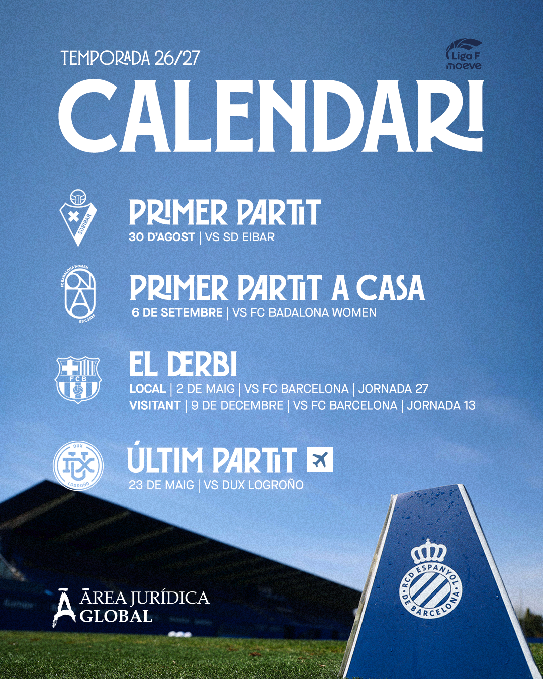Nuestro Femenino ya conoce su calendario de Liga F