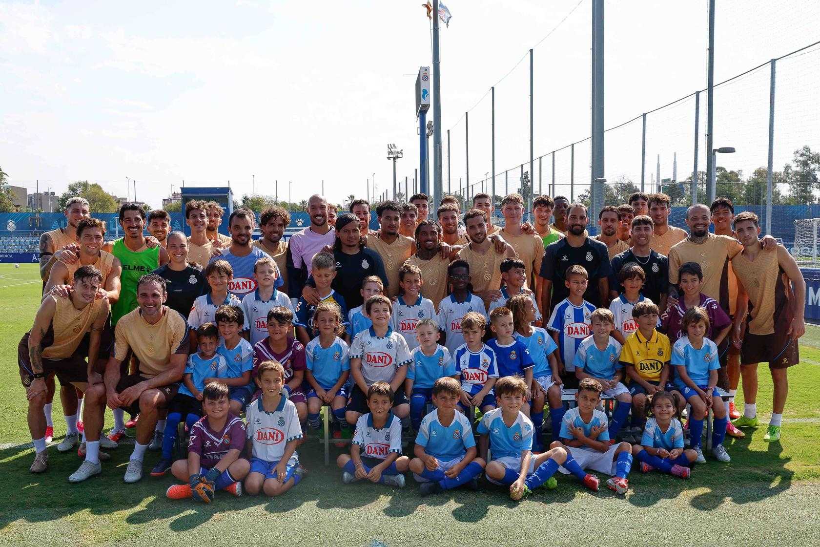 El primer equip, amb el Campus!