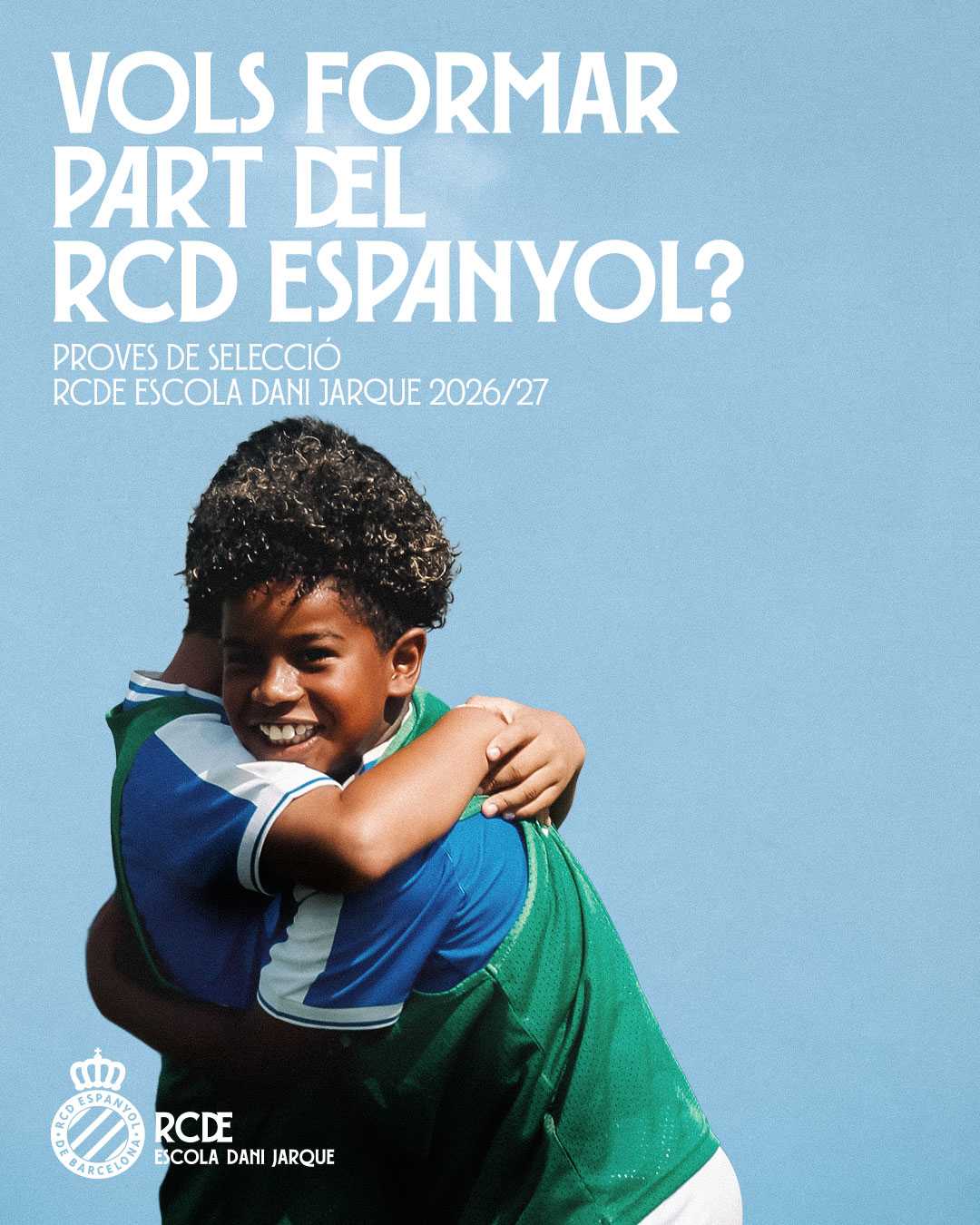 La RCDE Escola Dani Jarque convoca pruebas de selección para nuevos jugadores y jugadoras