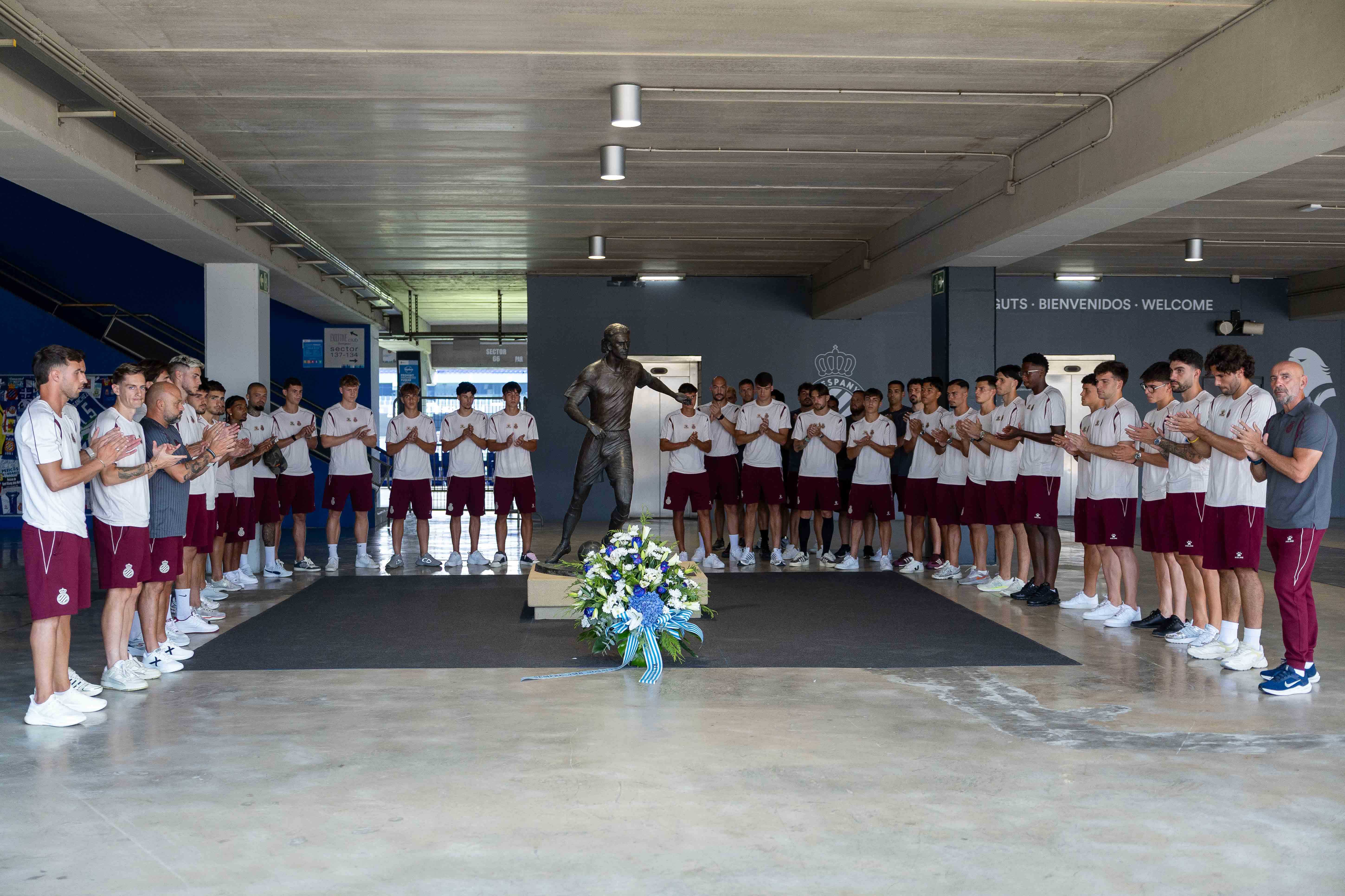 Homenatge del primer equip a Dani Jarque