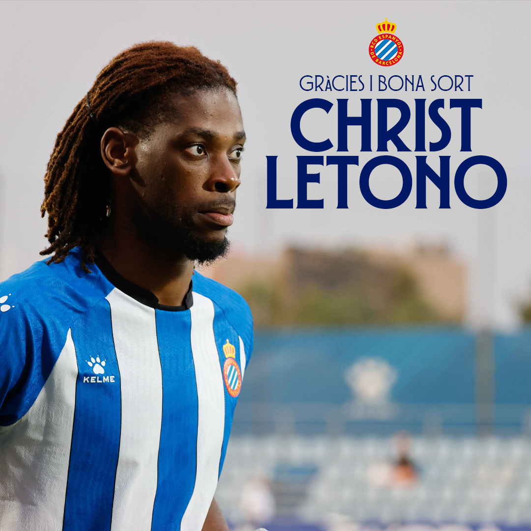 Christ Letono finalitza la seva etapa a l'Espanyol