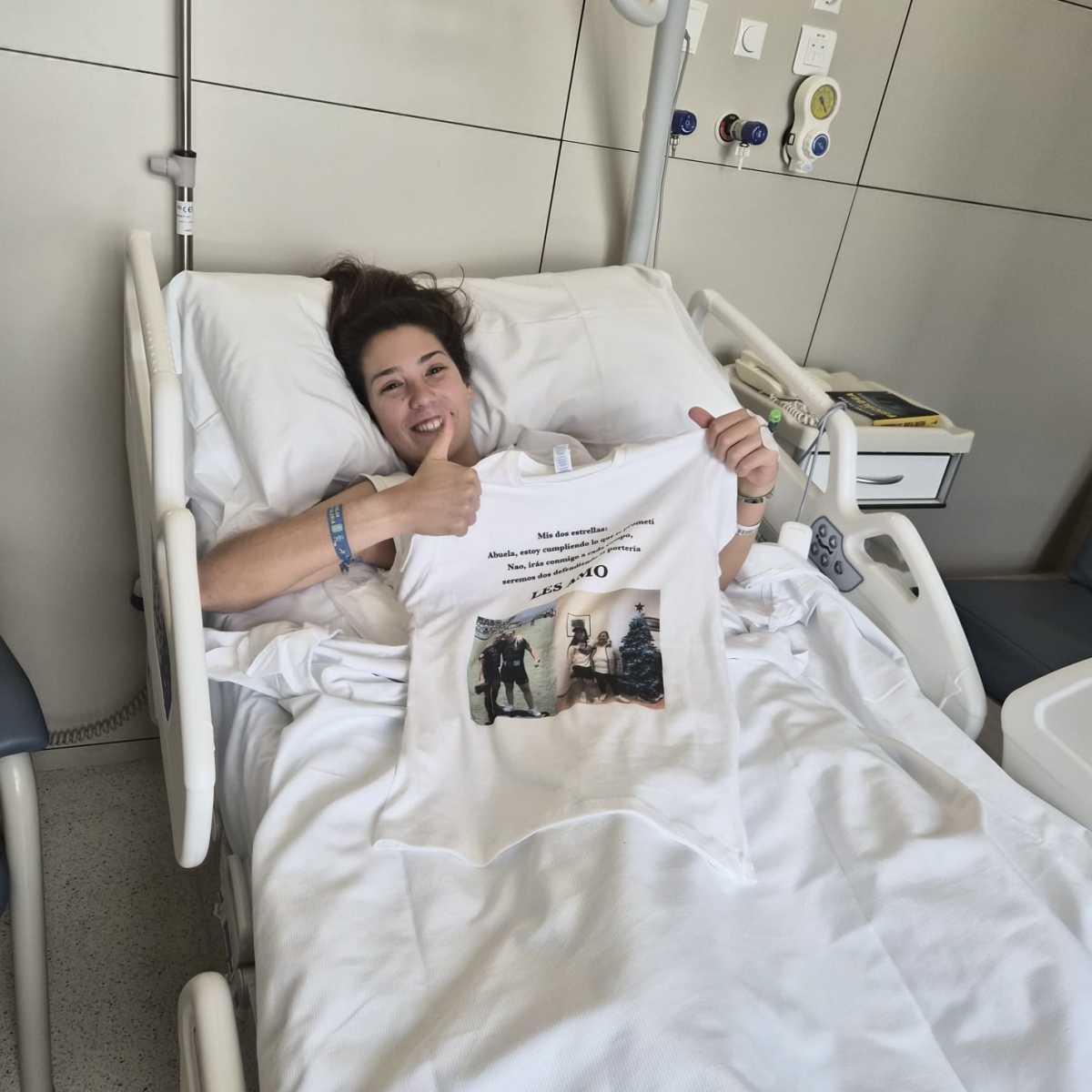 Paula Coba, operada con éxito