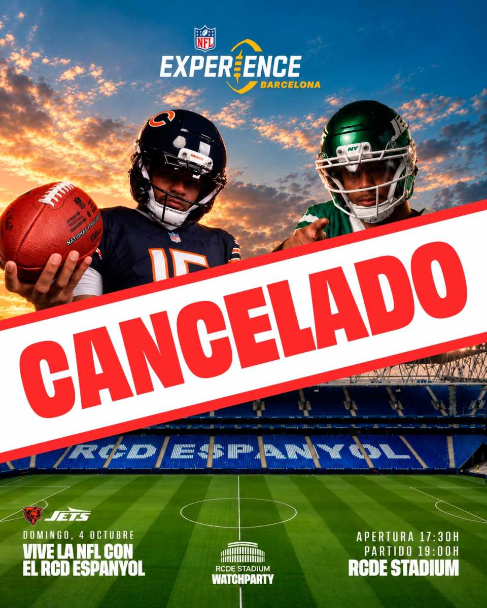 NFL Experience Barcelona: cancel·lada per alerta vermella